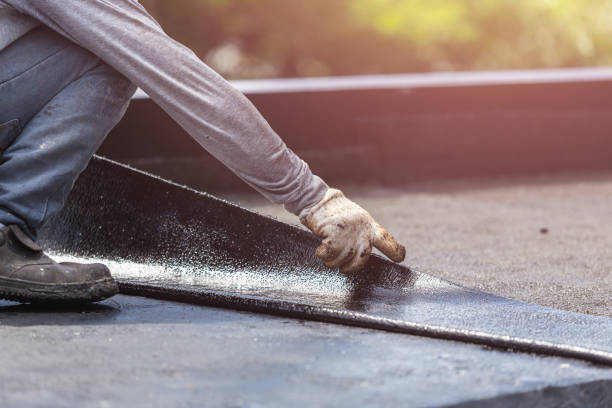 Professional Exterior Waterproofing technician working in New Richmond, OH
